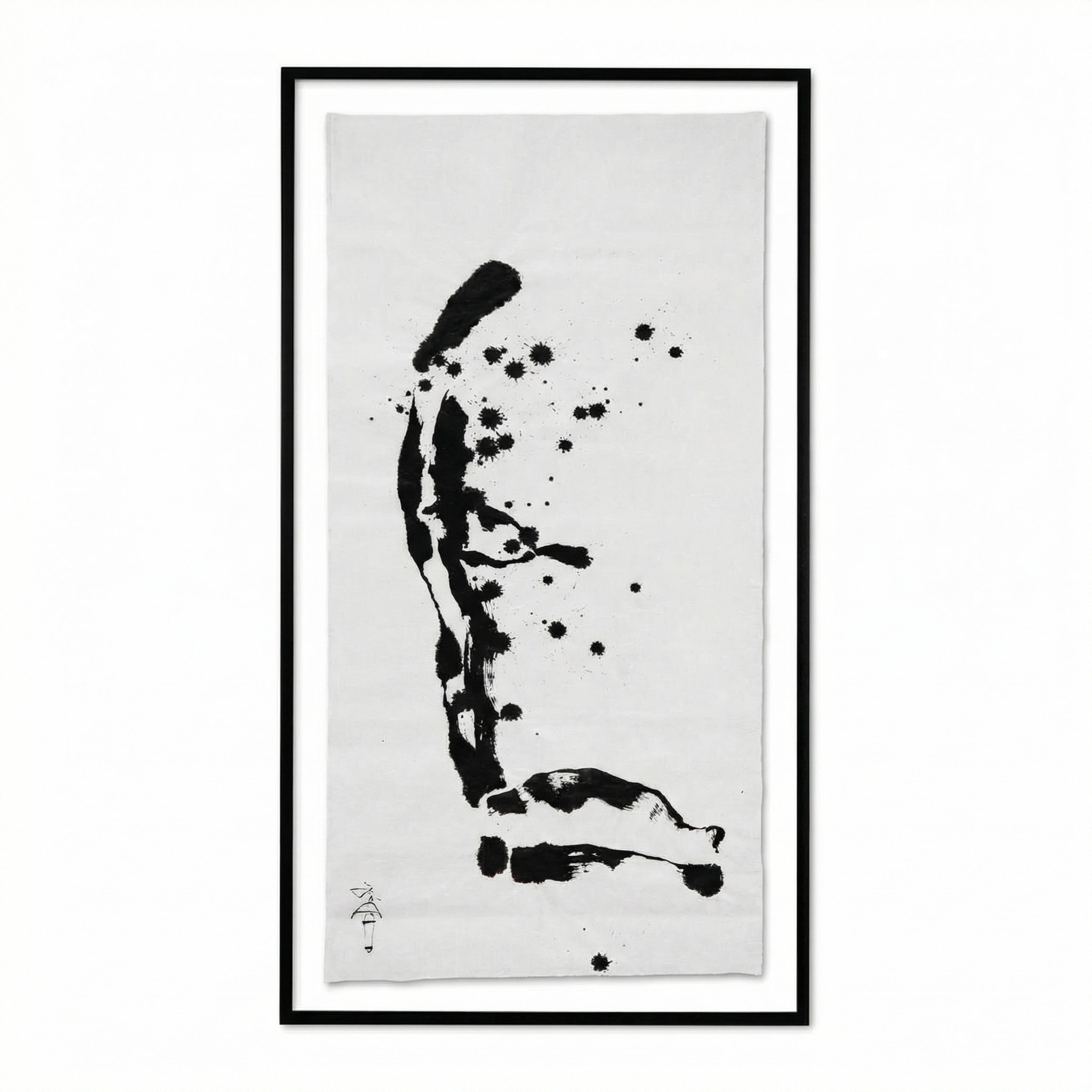 Graphic work with ink on rice paper