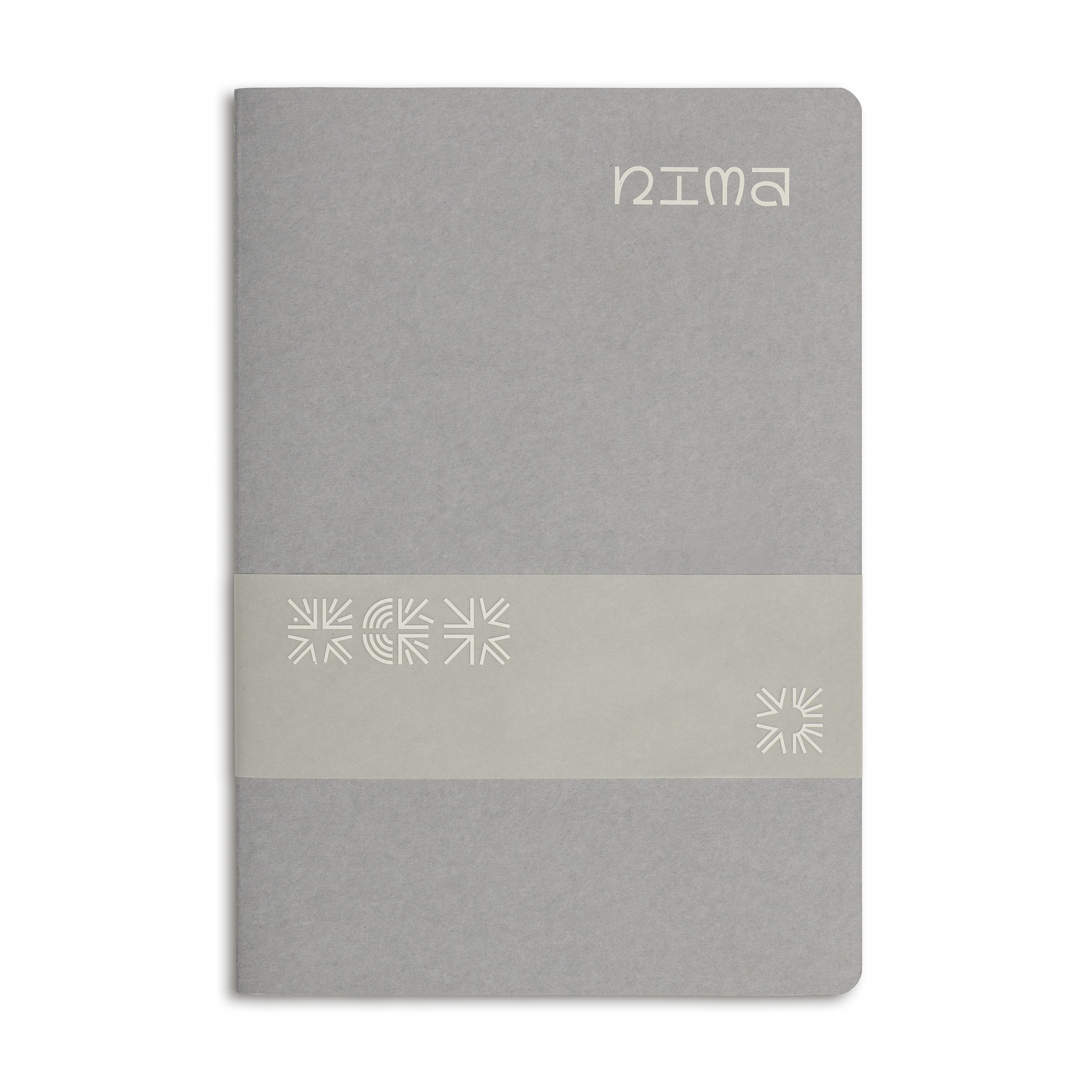 NIMA gray notebook