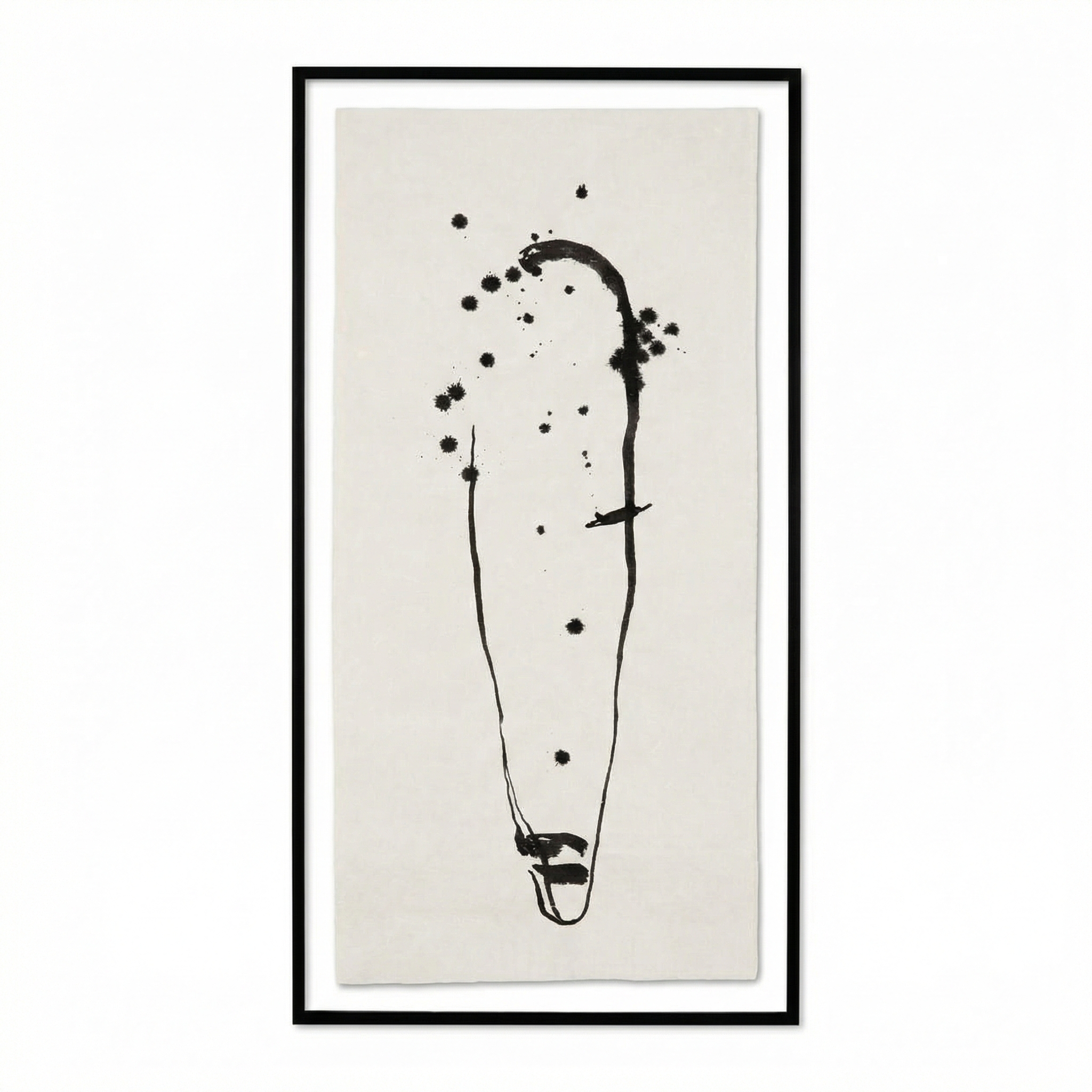 Graphic work with ink on rice paper