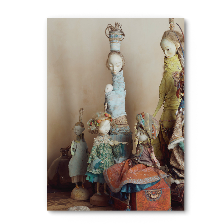Postcard  «Dolls»