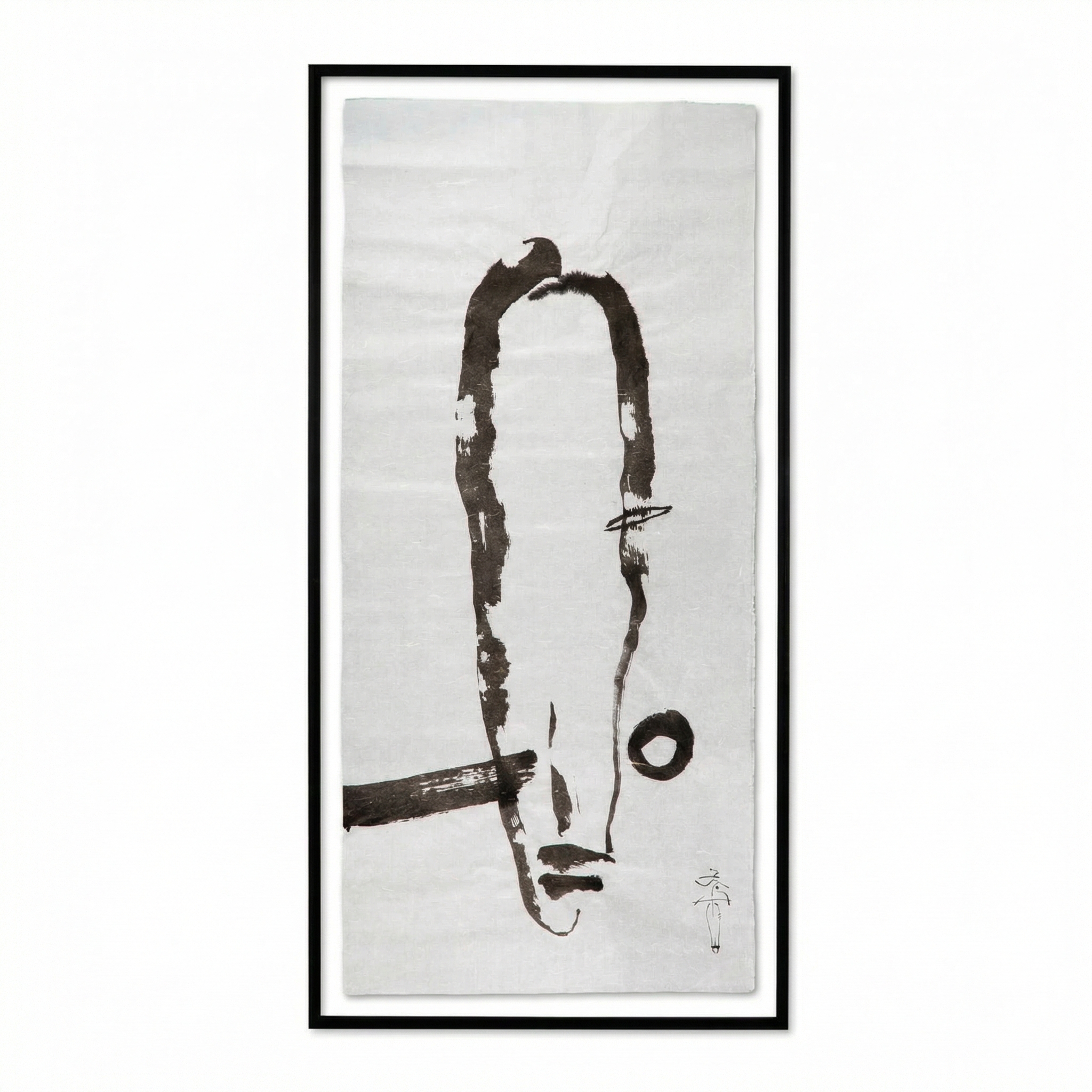 Graphic work with ink on rice paper