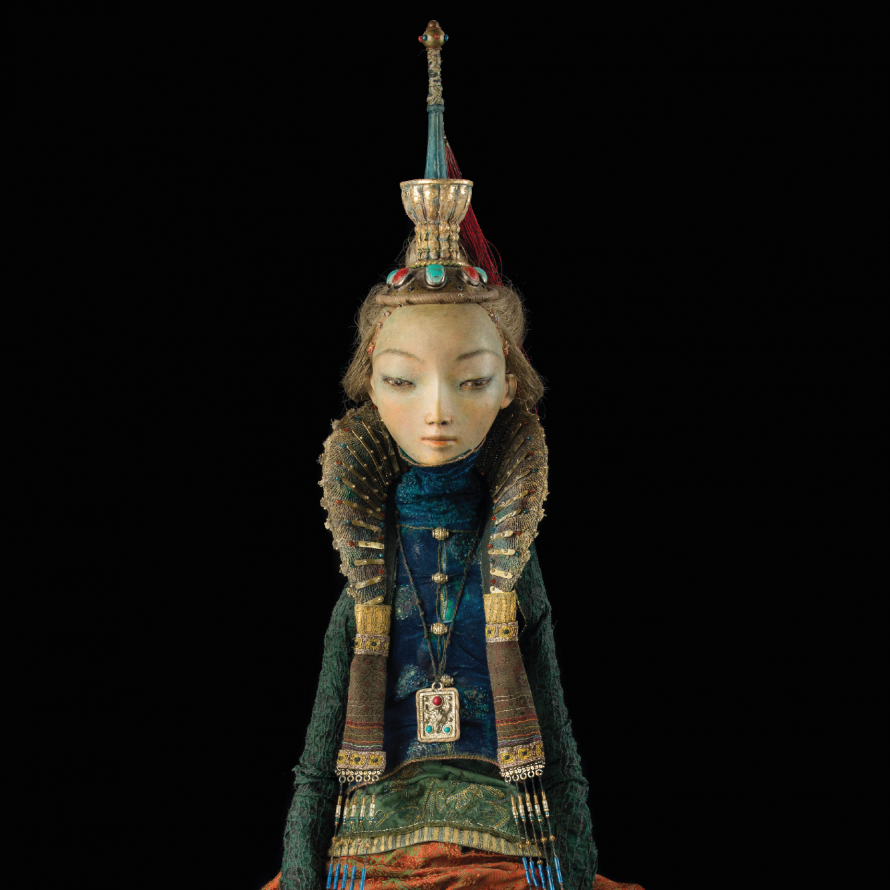 Postcard "Khan-lady"