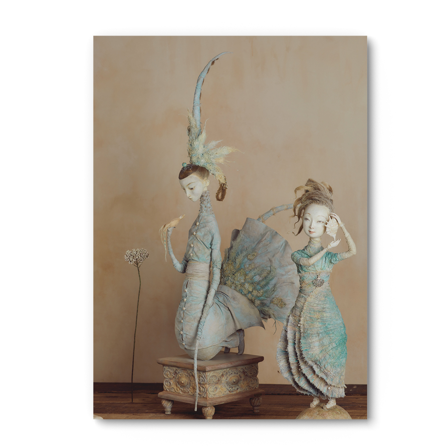 Postcard  «Shell and Swan-lady»