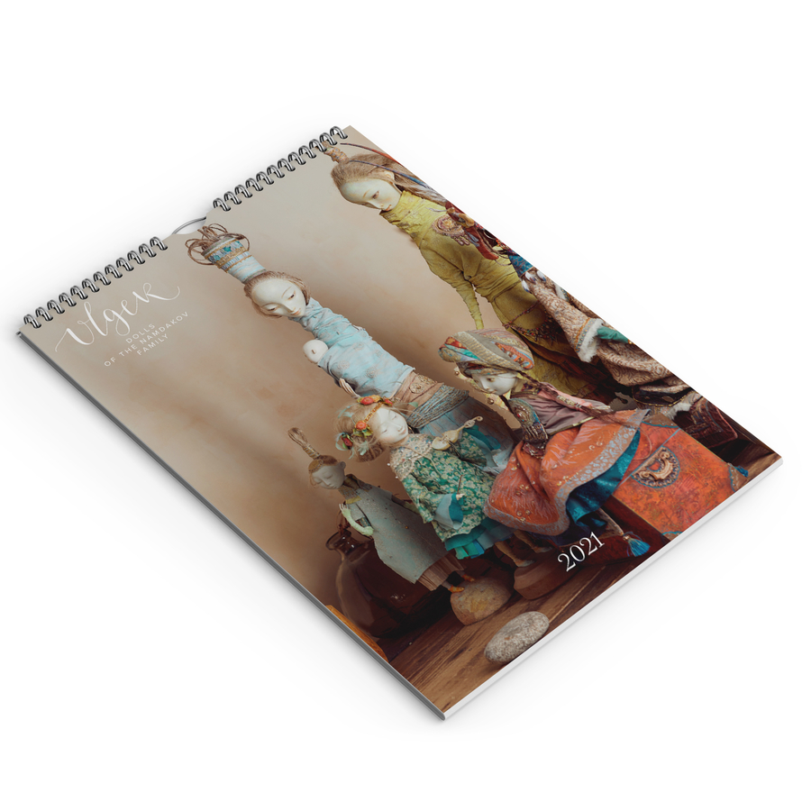 Dolls of the Namdakov family calendar, 2021