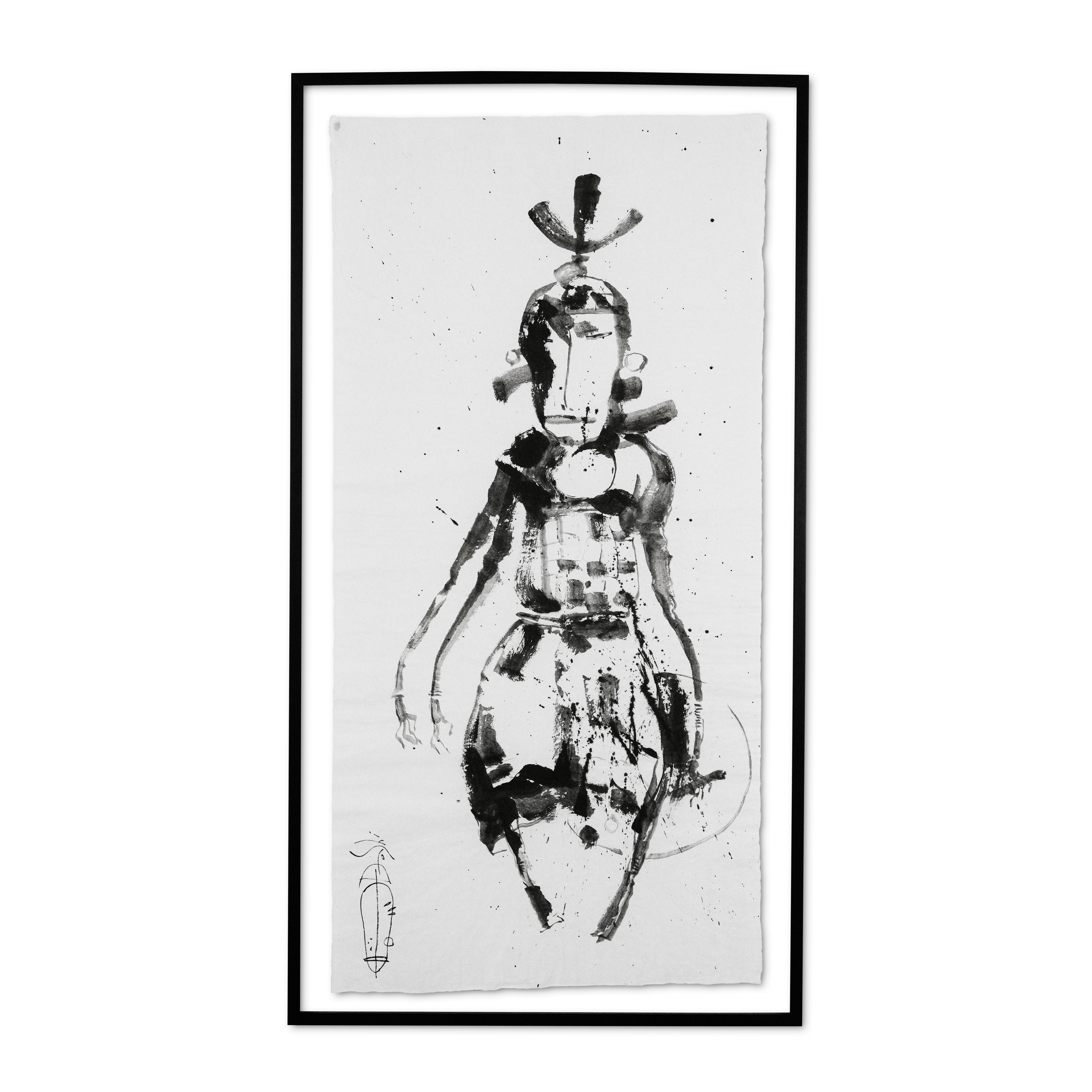  Graphic work with ink on rice paper