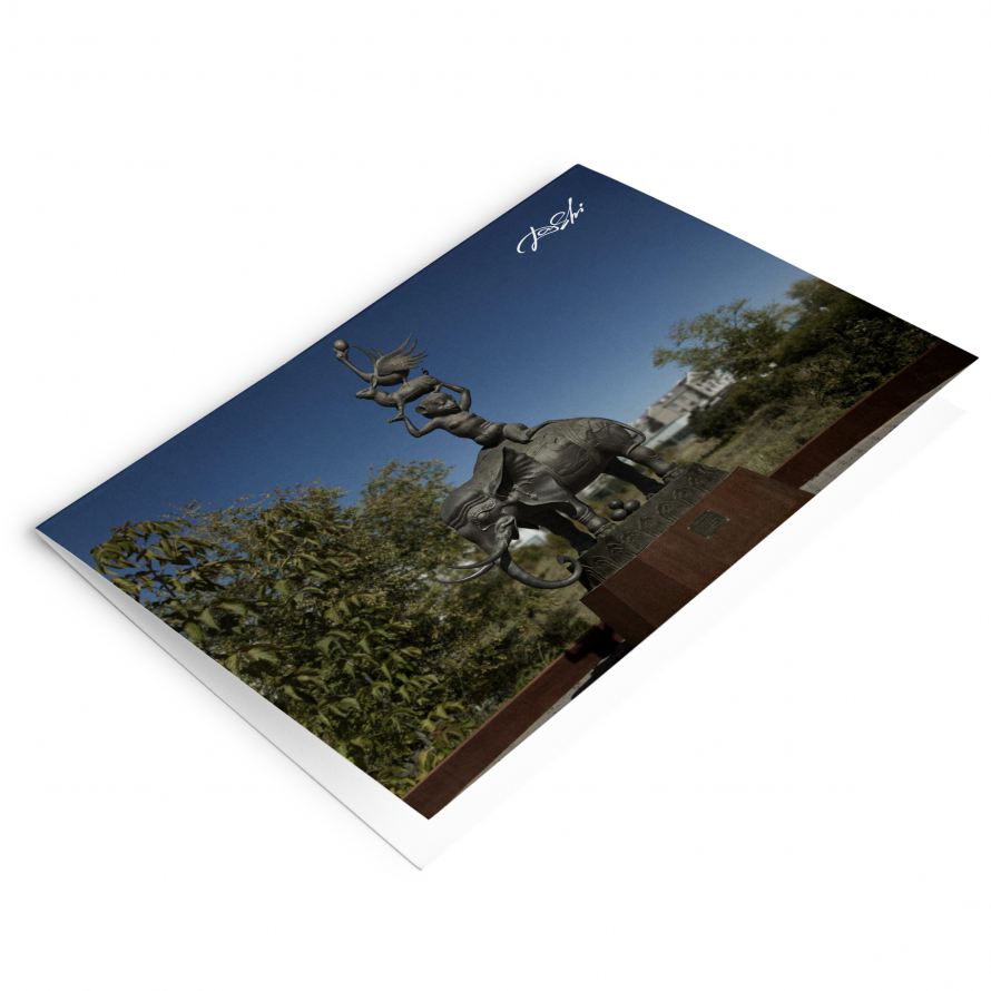 Postcard "Four friendly"